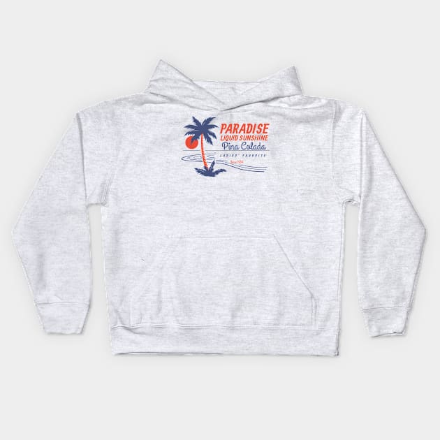 Pina Colada - Liquid sunshine Kids Hoodie by All About Nerds